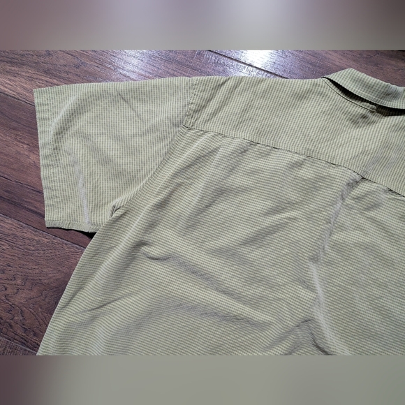 Royal Robbins Button Up Rayon Blend Shirt Mens XXL Relaxed Fit Sage Green Plaid - Picture 12 of 14